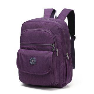 Nylon Front Pocket Backpack