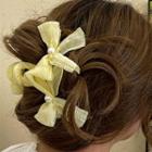 Bow Resin Hair Clamp Yellow - One Size