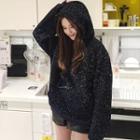 Glitter Hooded Pullover