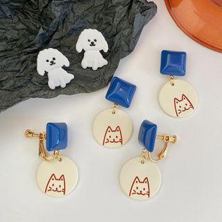 Cat / Dog Acrylic Dangle Earring