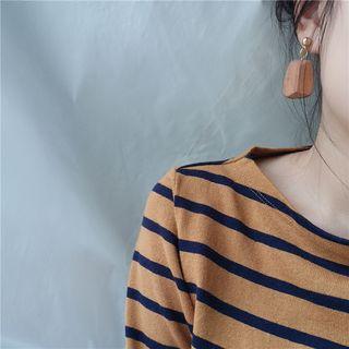 Wood Drop Earring / Earcuff
