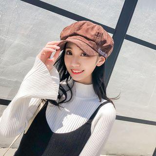 Lettering Newsboy Cap