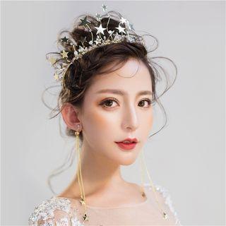Set: Star Beaded Headband + Drop Earring