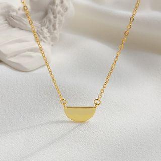 925 Sterling Silver Geometric Shape Necklace