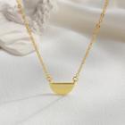 925 Sterling Silver Geometric Shape Necklace