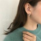 Non-matching Deer Ear Stud 925 Silver Earring - Multicolor - One Size