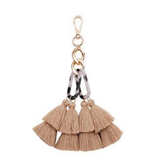Acrylic Hoop Tassel Fringed Earring