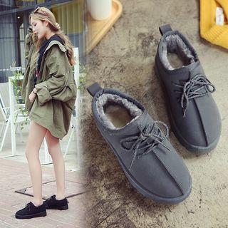 Platform Lace-up Snow Boots