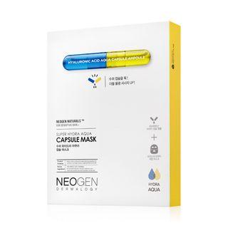 Neogen - Dermalogy Super Hydra Auqa Capsule Mask 5pcs (korea Edition) 5pcs