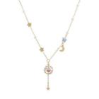 Star Planet Necklace Gold - One Size