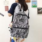 Cow Print Backpack / Charm / Set