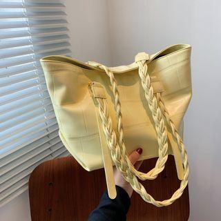 Twisted Strap Tote Bag
