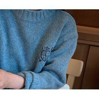 [dearest] Logo-embroidered Woolen Sweater One Size