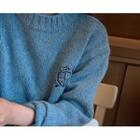 [dearest] Logo-embroidered Woolen Sweater One Size