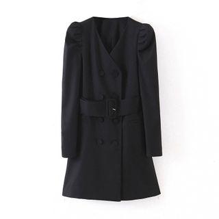 Mini A-line Coat Dress