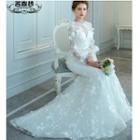 Lace Panel Wedding Gown
