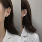 Cz Stud Earring / Faux Pearl Earring / Set