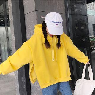 Zip Slit Hoodie