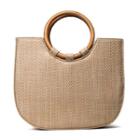 Wooden Handle Handbag