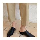 Real-sheepskin Flat Mules