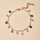 Embellished Bracelet 14014 - Multicolour Ring - Gold - One Size