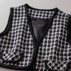 Two-tone Cropped Vest