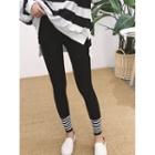 Striped-trim Leggings