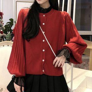 Cardigan / Long-sleeve Chiffon Top