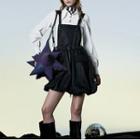 Drawstring-waist Mini A-line Overall Dress