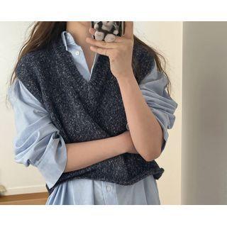 V-neck M Lange Knit Vest