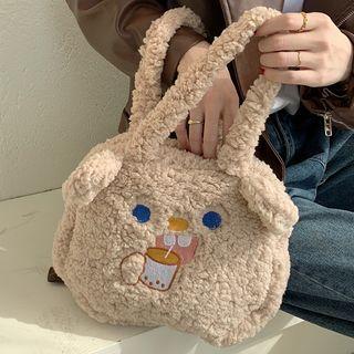 Bear Fleece Hand Bag