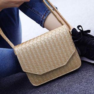 Straw Crossbody Satchel