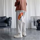 Rainbow Print Wide-leg Pants