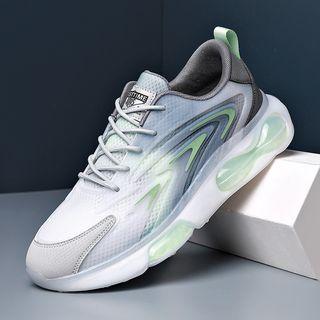 Platform Translucent Lace-up Sneakers
