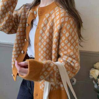 V-neck Button Detail Cardigan