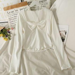Cropped Slim-fit Halter Top