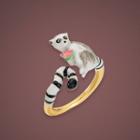 Lemur Catta Ring Gold - One Size