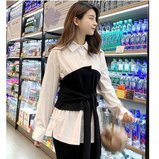 Tie Waist Shirt White - One Size