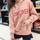 Letter Hoodie Pink - One Size