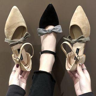Pointy Bow Sandals