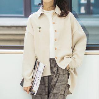 Corduroy Shirt Khaki - One Size