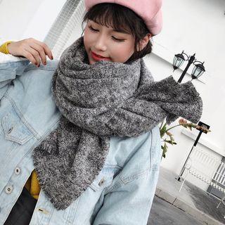 Melange Scarf Snowflake - Black & White - One Size