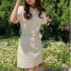 Set: Cargo Mini A-line Dress + Belt Bag