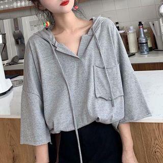 3/4-sleeve Light Hoodie
