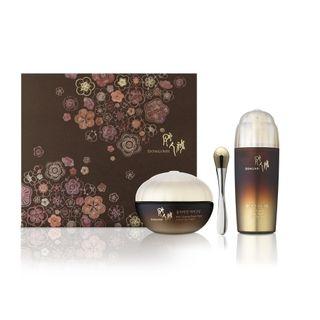 Donginbi - Jin Red Ginseng Power Repair Intense Eye Ceam Set : Cream 25ml + Serum 31ml + Applicator 3pcs