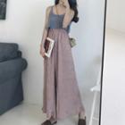 Cropped Camisole Top / Wide Leg Pants