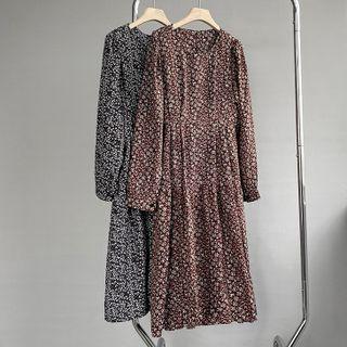 Chiffon Floral Maxi Dress