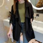 Double Breasted Plain Jacket