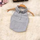 Cold-shoulder Polo Shirt