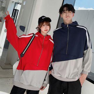 Couple Matching Half-zip Pullover / Cargo Jogger Pants
